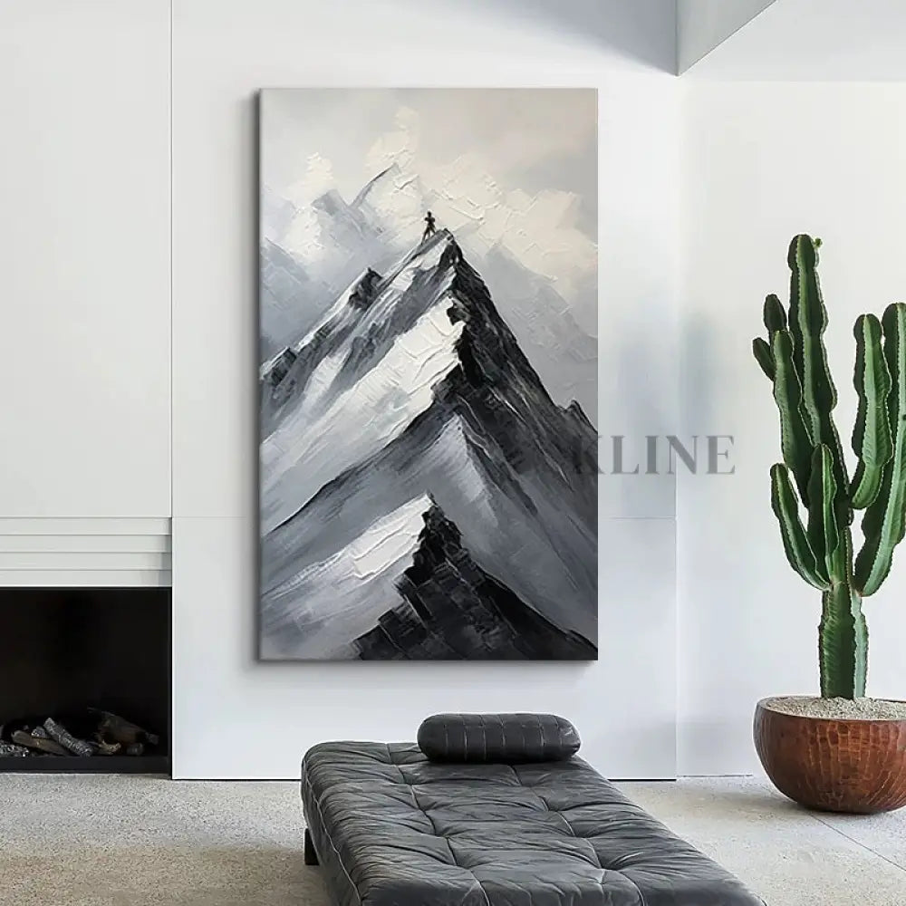 Between Snow and Stone - Hand Painting