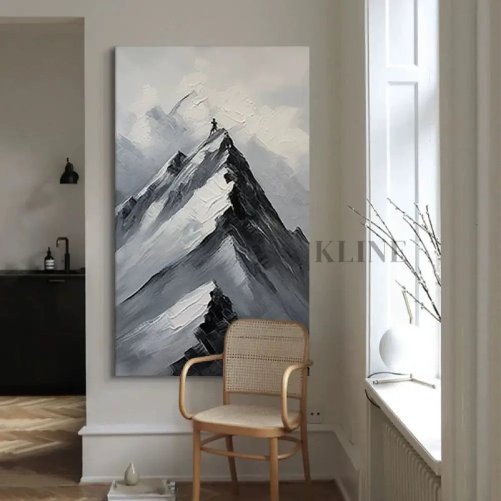 Between Snow and Stone - Hand Painting