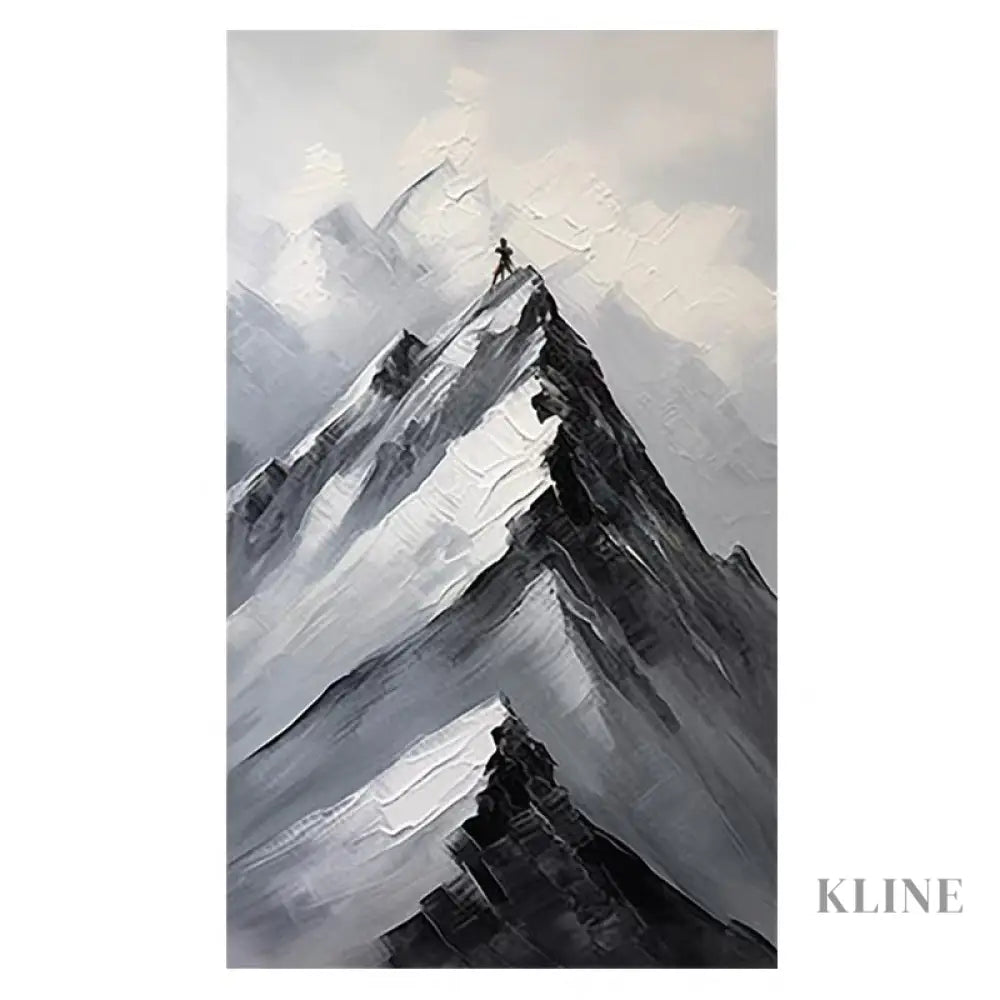 Between Snow and Stone - Hand Painting