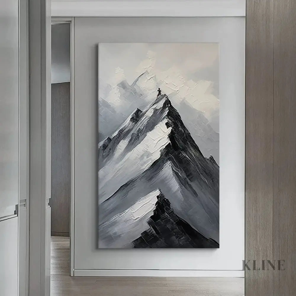 Between Snow and Stone - Hand Painting