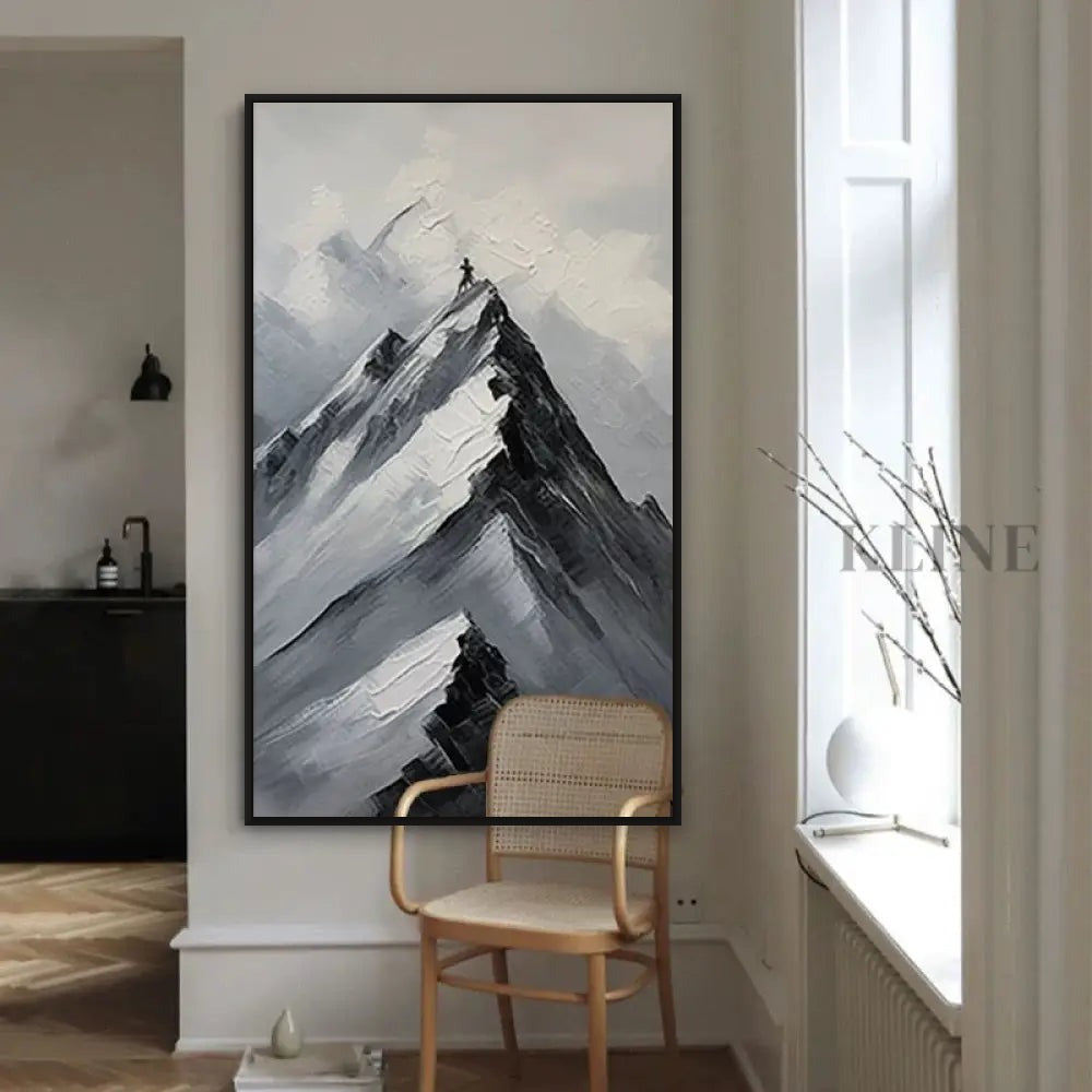 Between Snow and Stone - Hand Painting