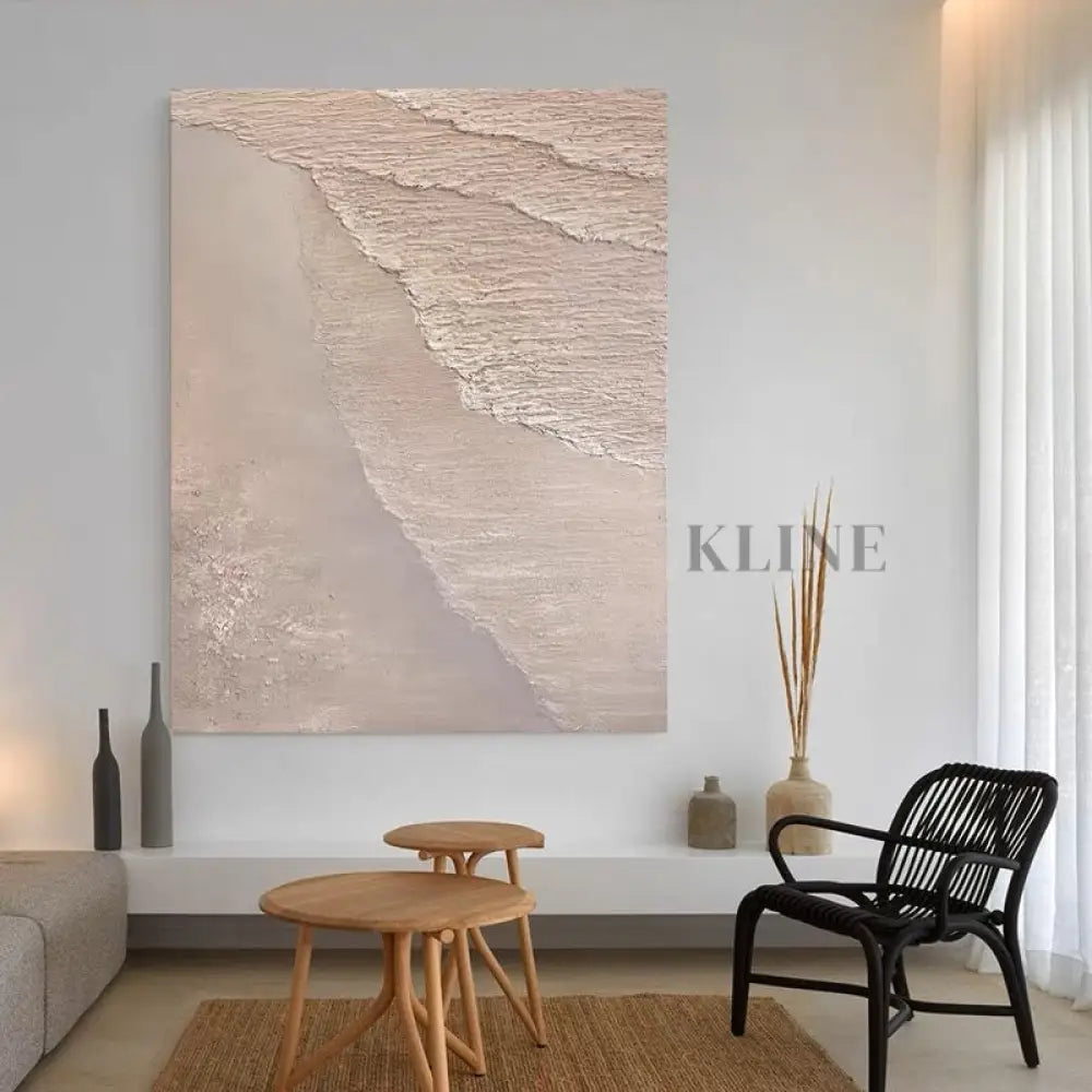 Beyond the Horizon - Hand Painting Ocean Coastal Wall Art