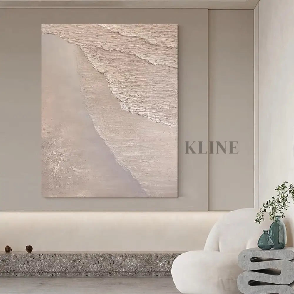 Beyond the Horizon - Hand Painting Ocean Coastal Wall Art
