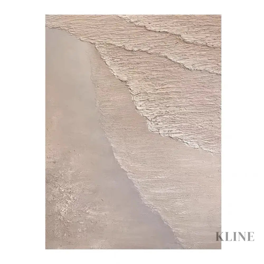 Beyond the Horizon - Hand Painting Arte da parete rosa