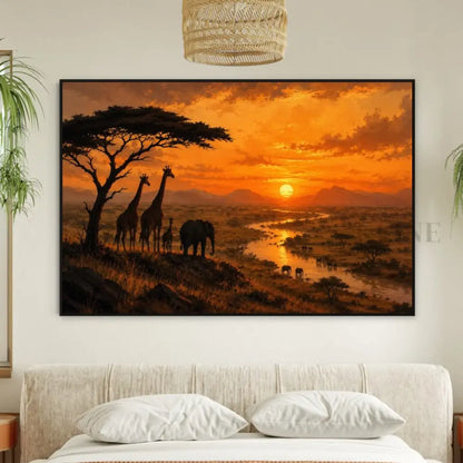 Beyond the Savannah - Hand Painting