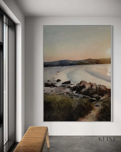 Binalong Bay Beach - Hand Painting