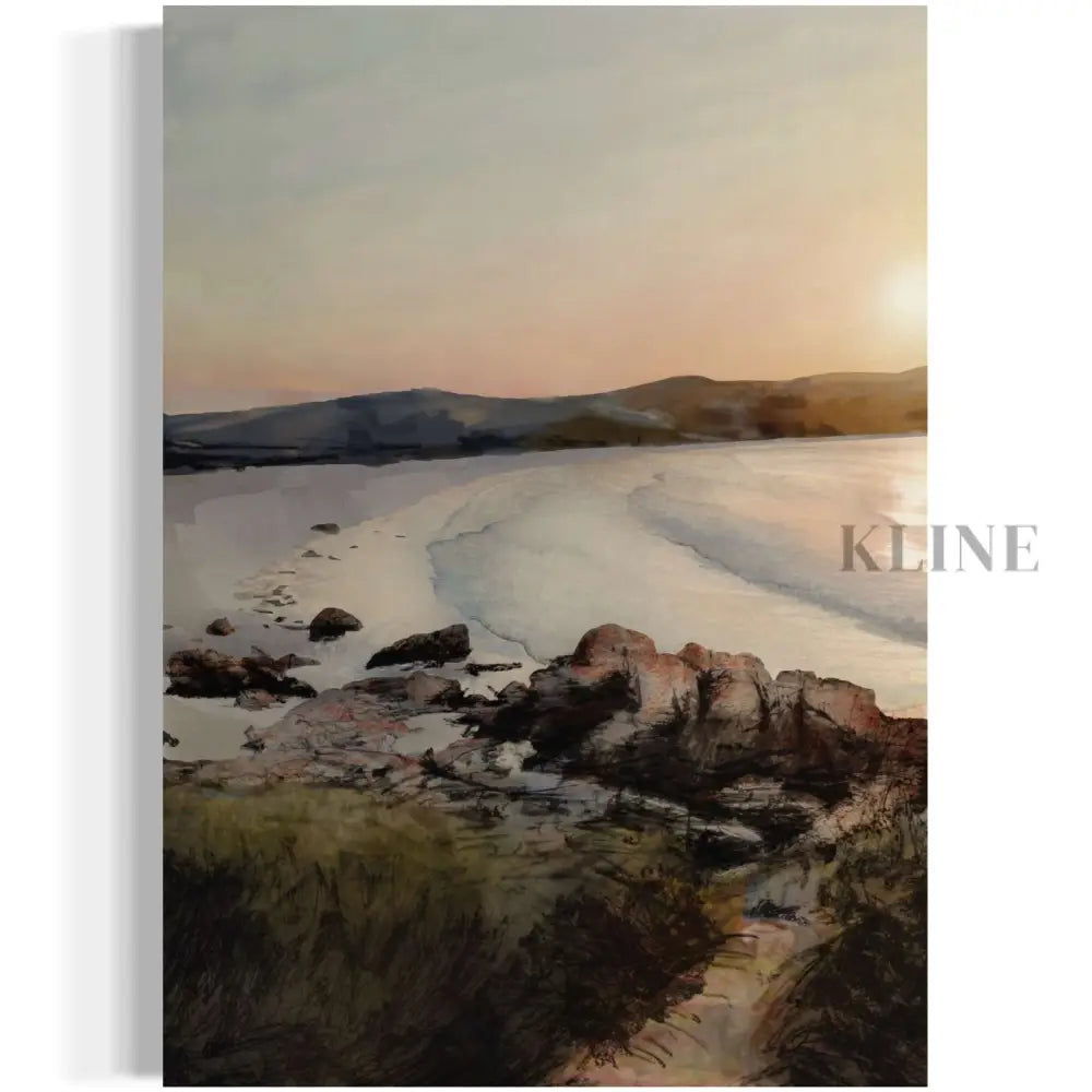 Binalong Bay Beach - Hand Painting