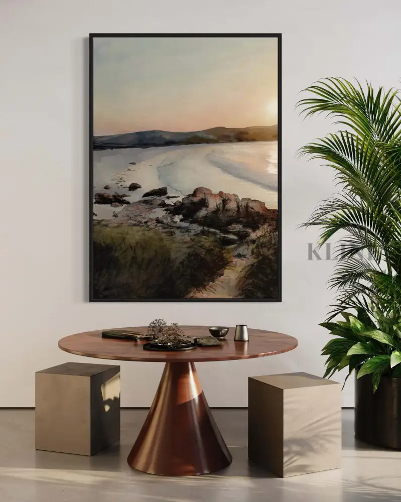 Binalong Bay Beach - Hand Painting