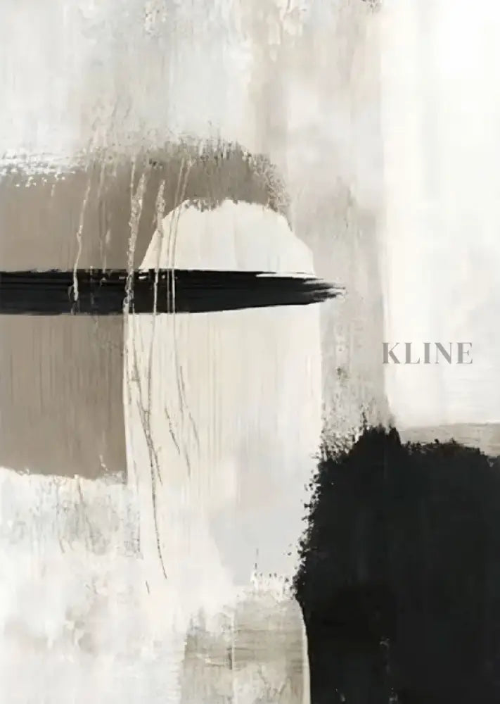 Black and Ashes Abstract - Hand Painting لوحات بالأبيض والأسود