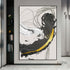Black and Golden Wall Art - Hand Painting