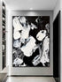 Black and White Abstract Fantasy - Hand Painting