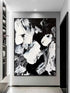 Black and White Abstract Fantasy - Hand Painting