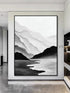 Black and White Chinese Style Painting - Hand Painting