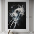 Black and White Collision - Hand Painting
