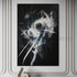 Black and White Collision - Hand Painting
