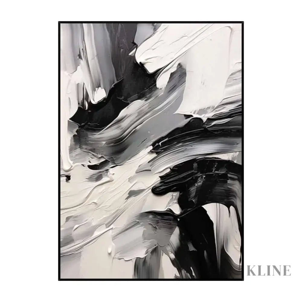 Black and White Freestyle - Hand Painting