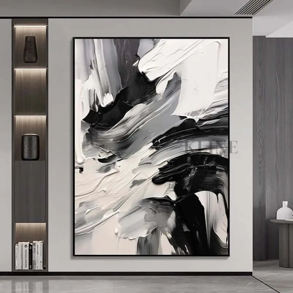 Black and White Freestyle - Hand Painting オリジナル絵画の販売