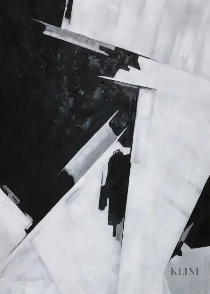 Black and White Grey - Hand Painting