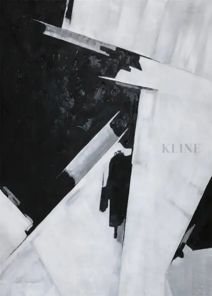 Black and White Grey - Hand Painting 