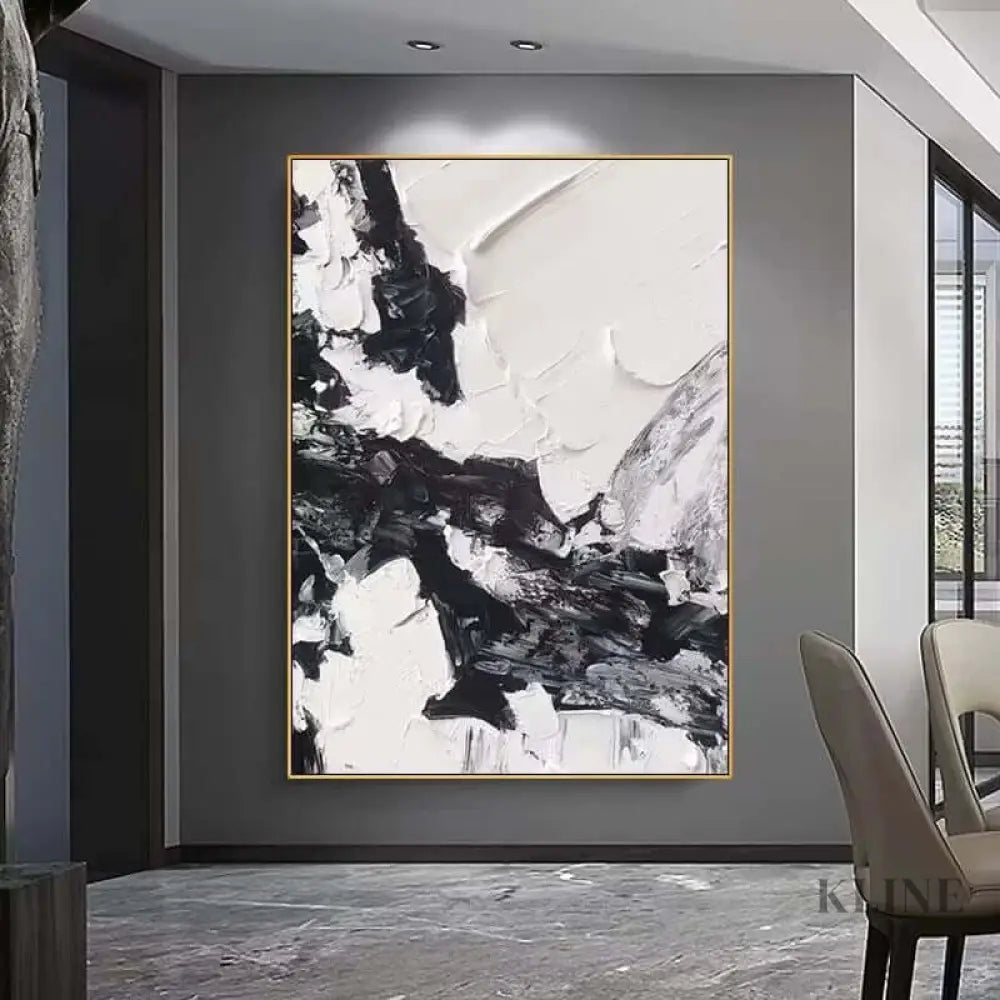 Black and White Ink - Hand Painting 