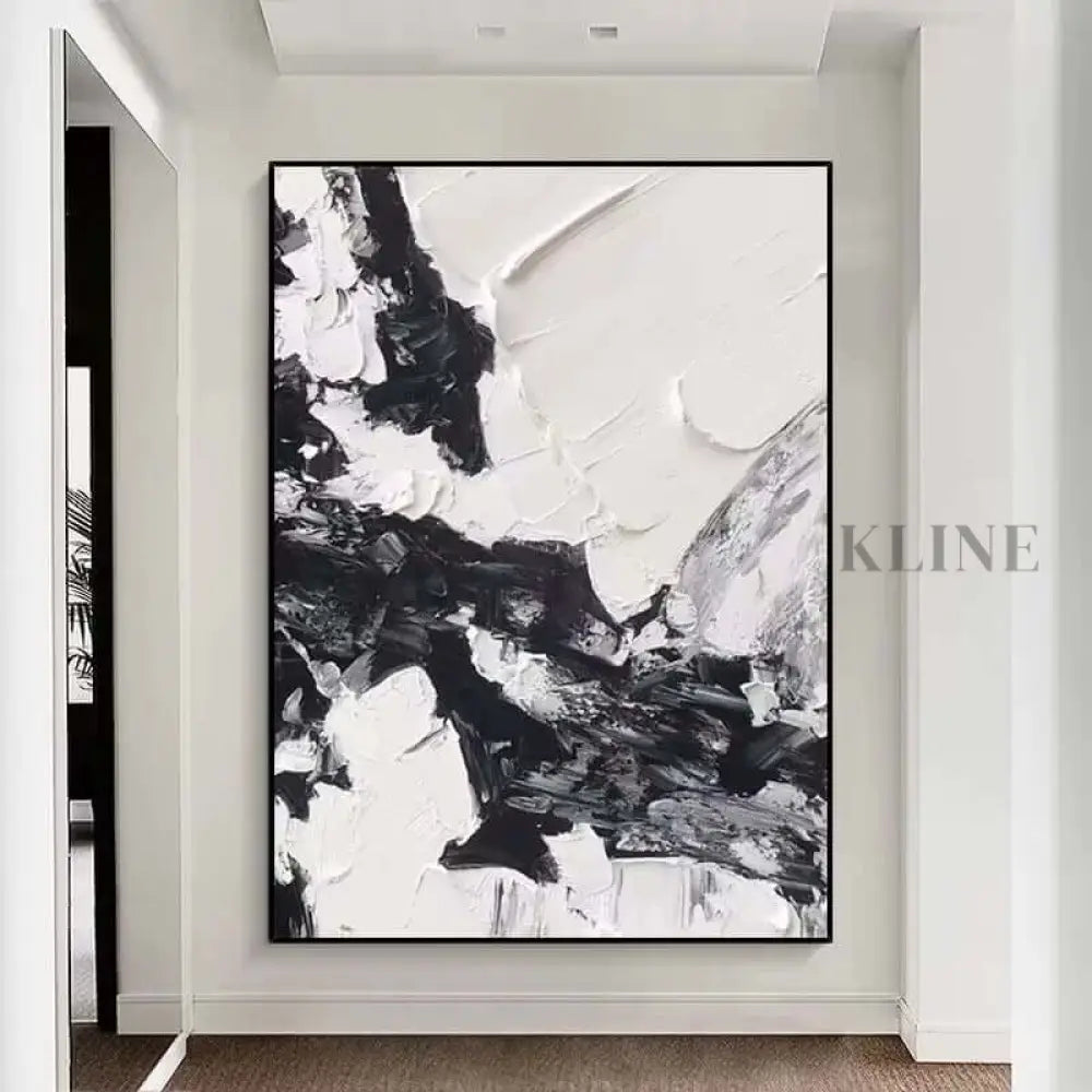 Black and White Ink - Hand Painting 