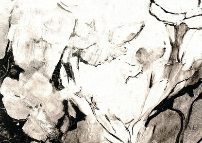 Black Floral - Hand Painting