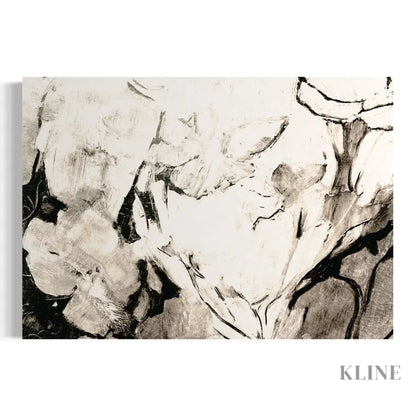 Black Floral - Hand Painting