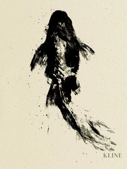 Black Koi - Hand Painting