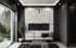 Black Luxury wall art by Kline Collective, hand-painted on canvas, enhancing modern home decor.
