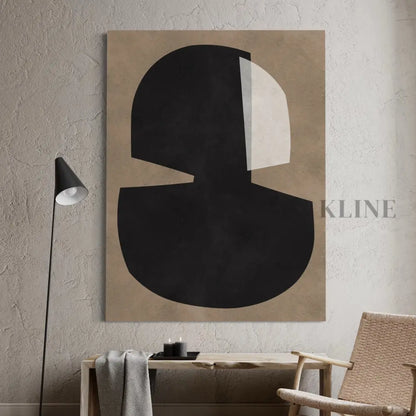 Black Shape - Hand Painting
