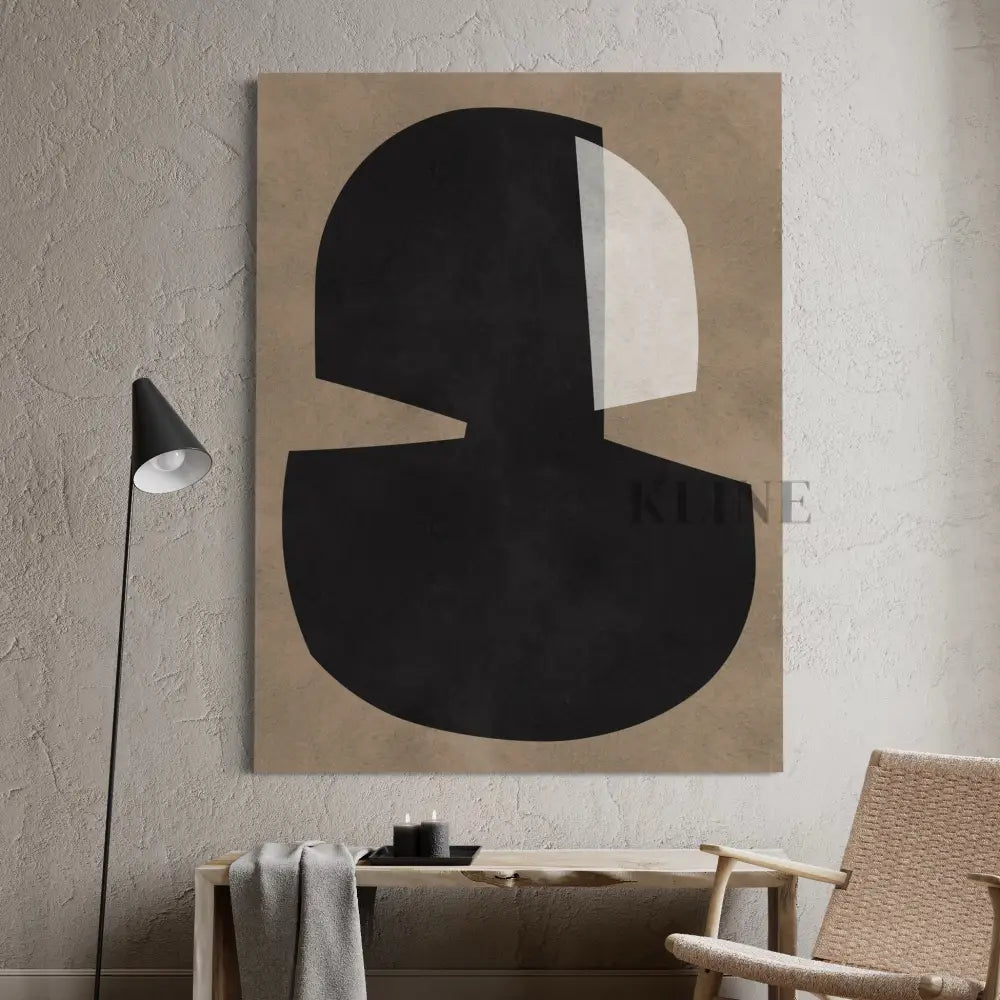 Black Shape - Hand Painting