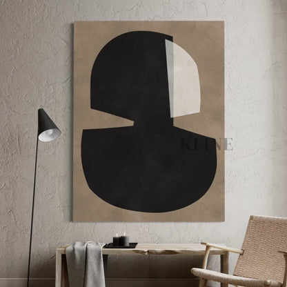 Black Shape - Hand Painting