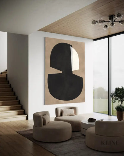 Black Shape - Hand Painting