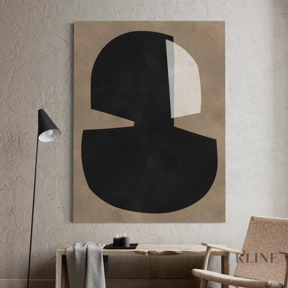 Black Shape - Hand Painting 