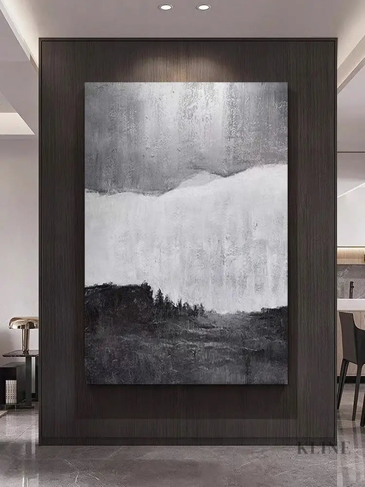 Black White and Gray - Hand Painting