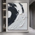 Black White Minimalism - Hand Painting