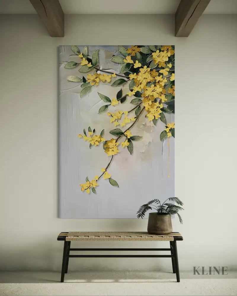 Blooming Canopy 2 - Hand Painting