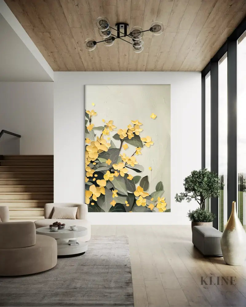 Blooming Canopy 3 - Hand Painting