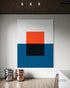 Blue and Red 2 - Hand Painting