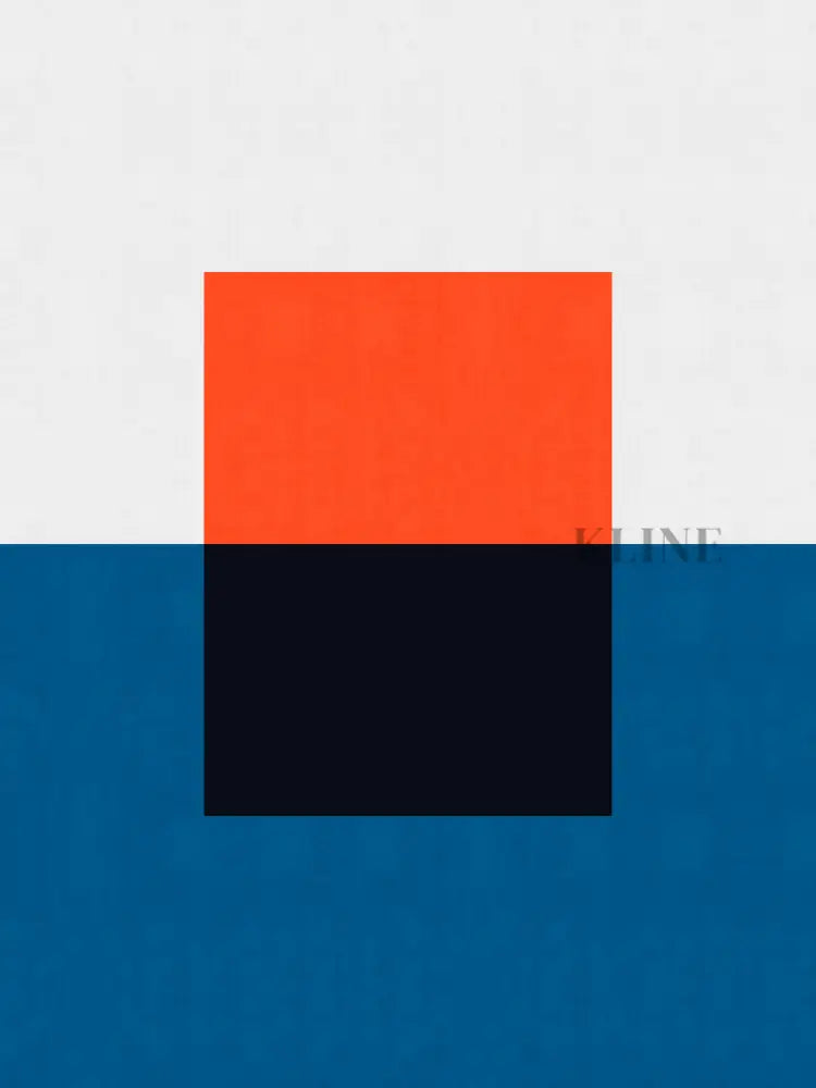 Blue and Red 2 - Hand Painting