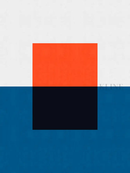 Blue and Red 2 - Hand Painting