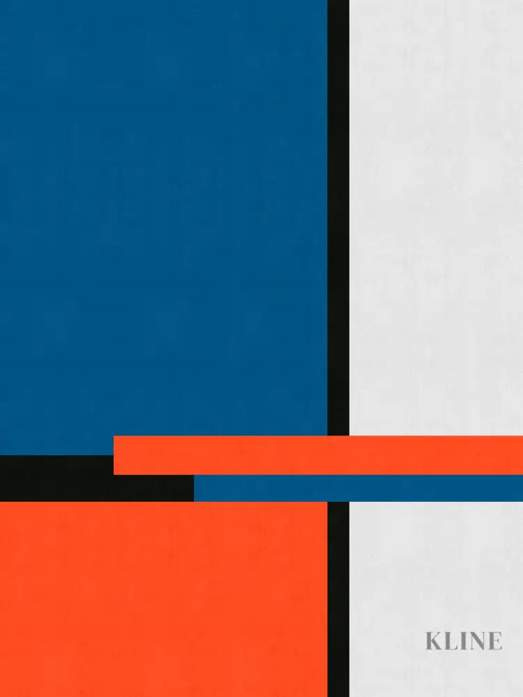 Blue and Red 3 - Hand Painting