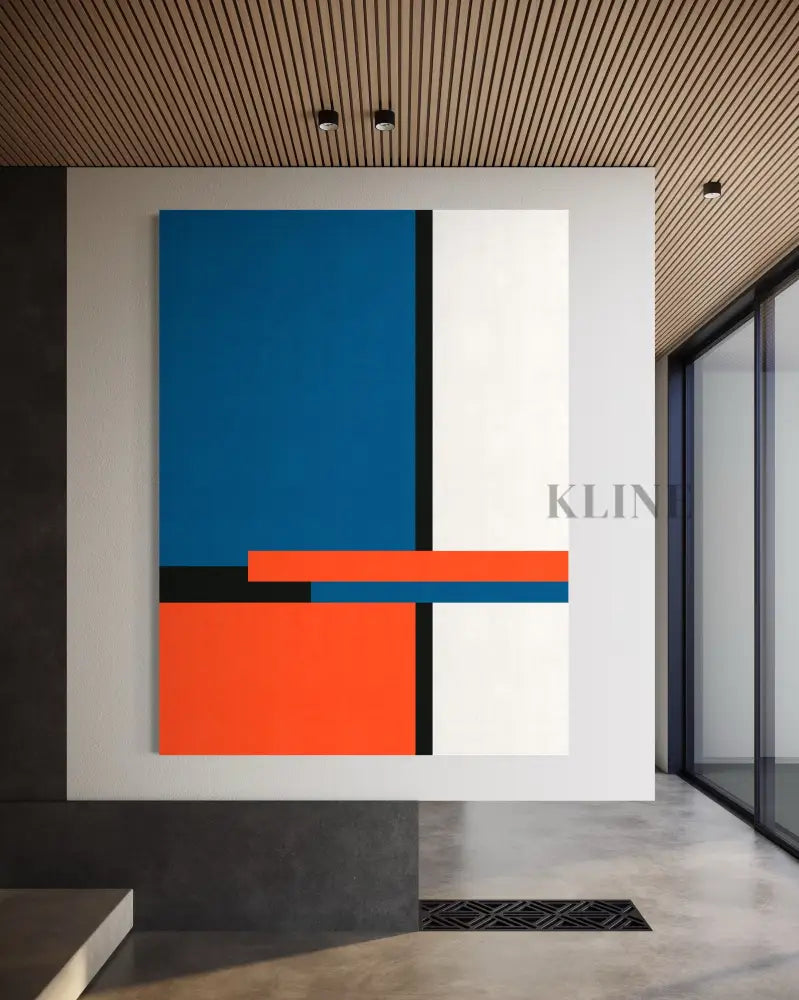 Blue and Red 3 - Hand Painting Black Friday Sale