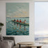 Blue Beyond the Boat - Hand Painting
