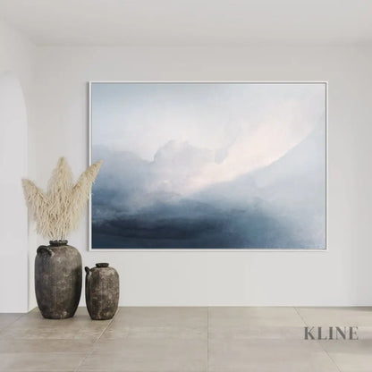 Blue Clouds - Hand Painting