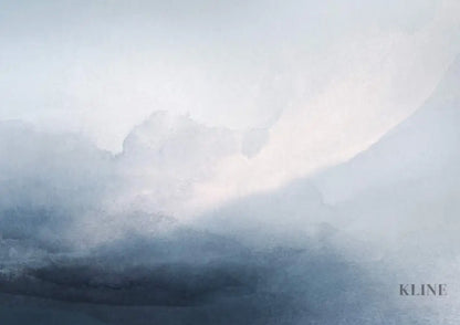 Blue Clouds - Hand Painting