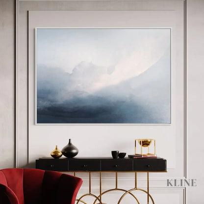 Blue Clouds - Hand Painting