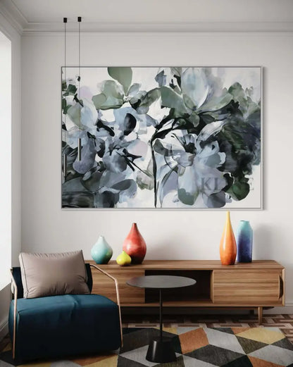 Blue Heaven Hydrangea - Hand Painting