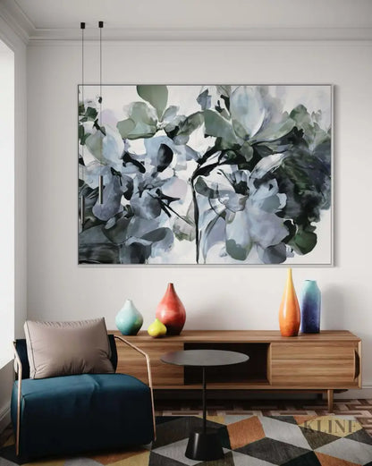 Blue Heaven Hydrangea - Hand Painting