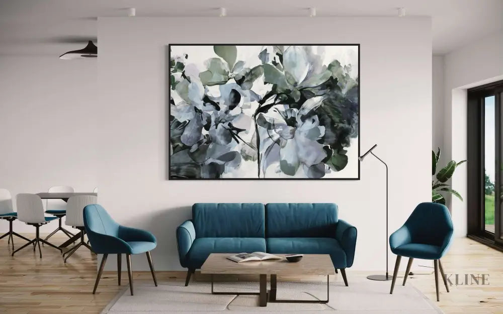 Blue Heaven Hydrangea - Hand Painting